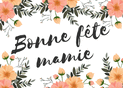 Fleurs d&eacute;licates pour une Mamie ch&eacute;rie